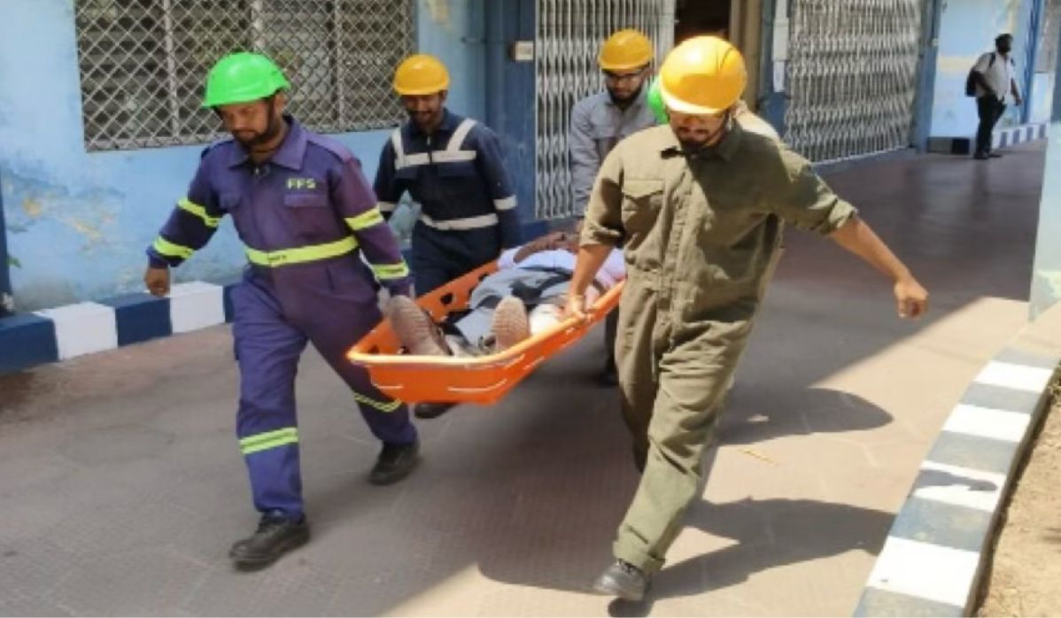 Earthquake Mock Drill Carried out at DSS Principal Administrative Building