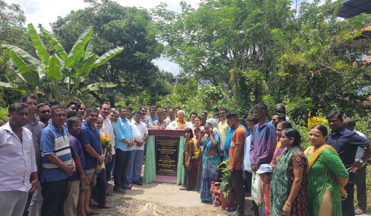 MP Bishnu Pada Ray Lays Basis Stones for Road Enchancment Works in 4 Municipal Wards